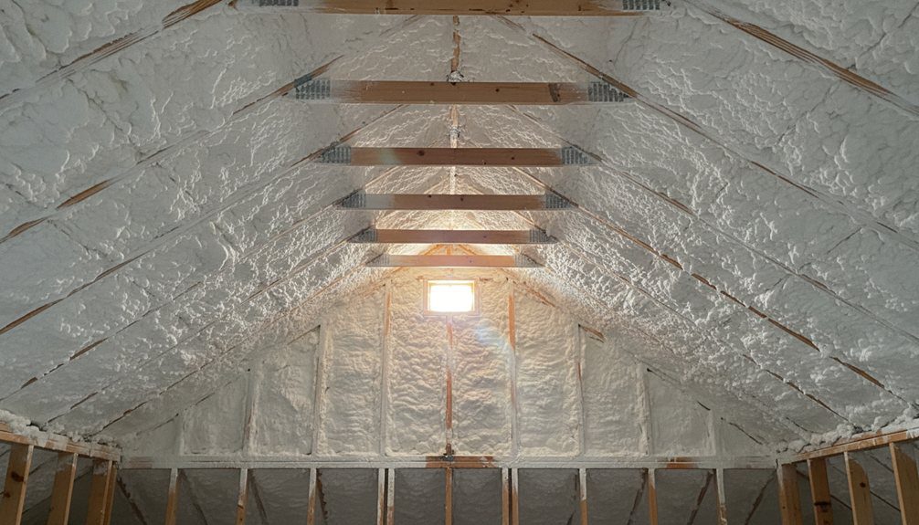 attic spray foam insulation efficiency