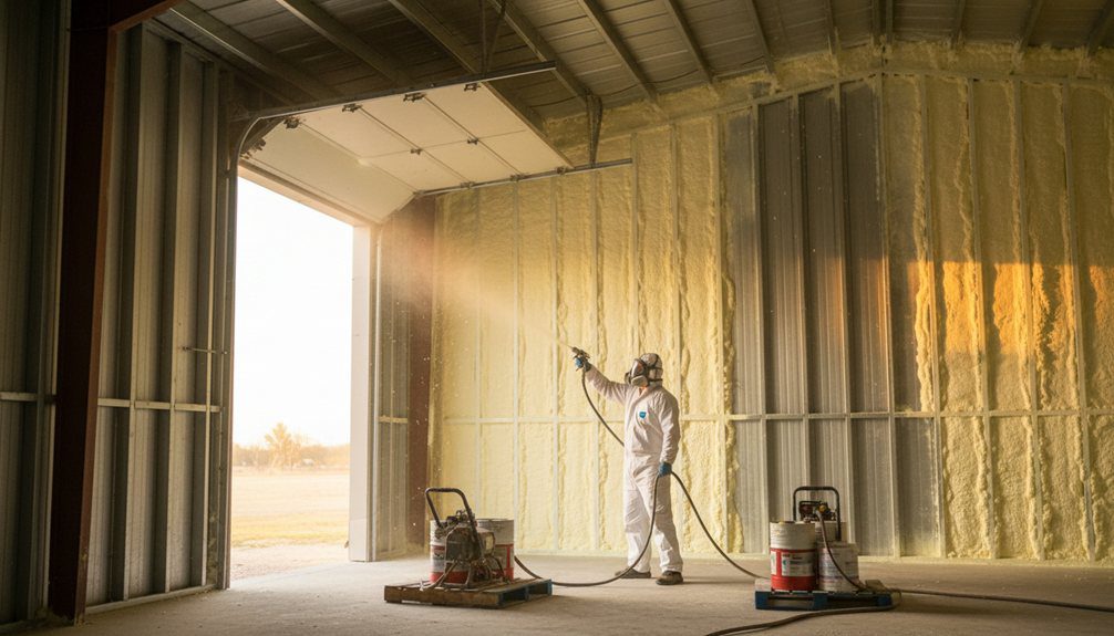 closed cell spray foam insulation with ventilation