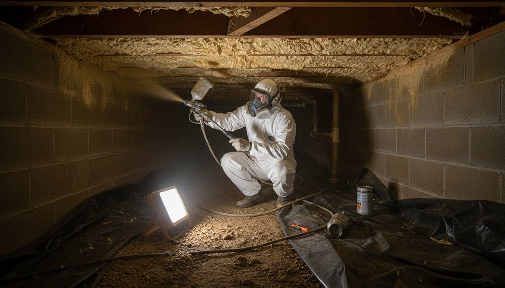 crawl space insulation and sealing