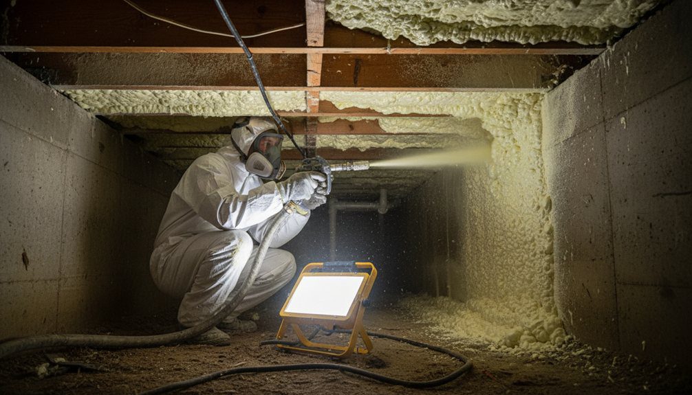 crawl space insulation protection details