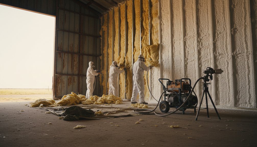 high powered extraction for insulation removal