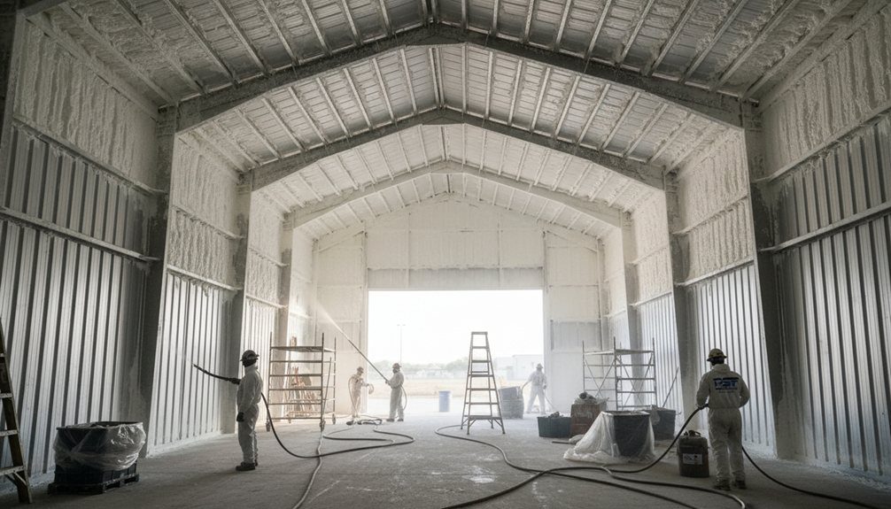 insulation types for metal buildings