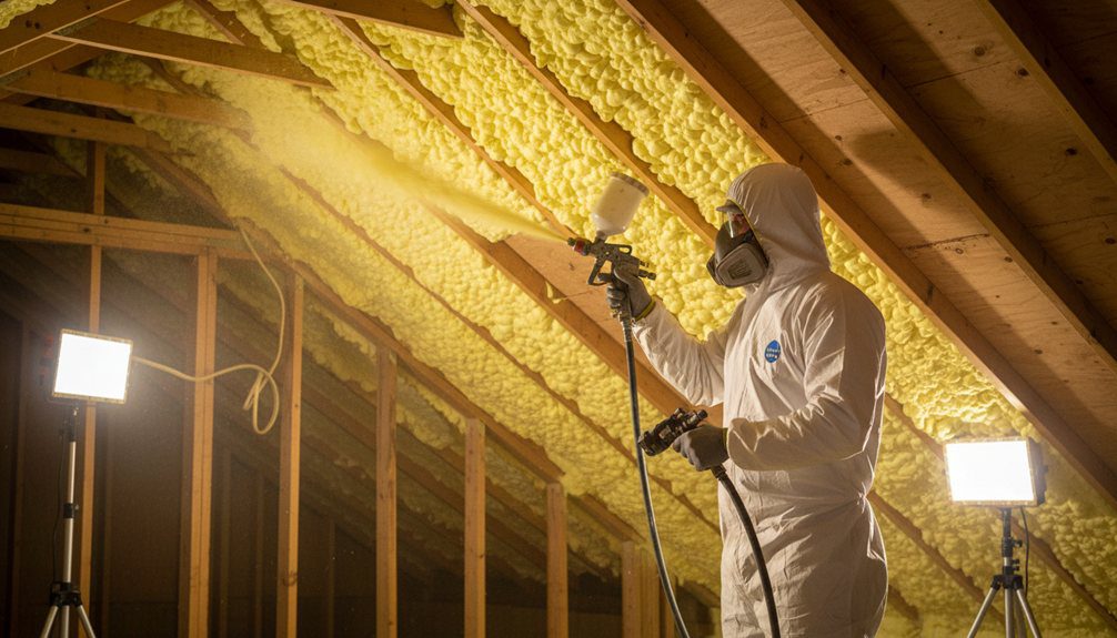 longview attic spray foam insulation