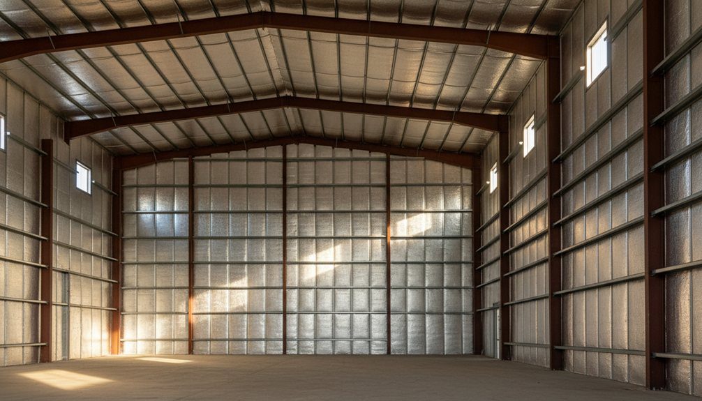 metal building spray foam insulation advantage