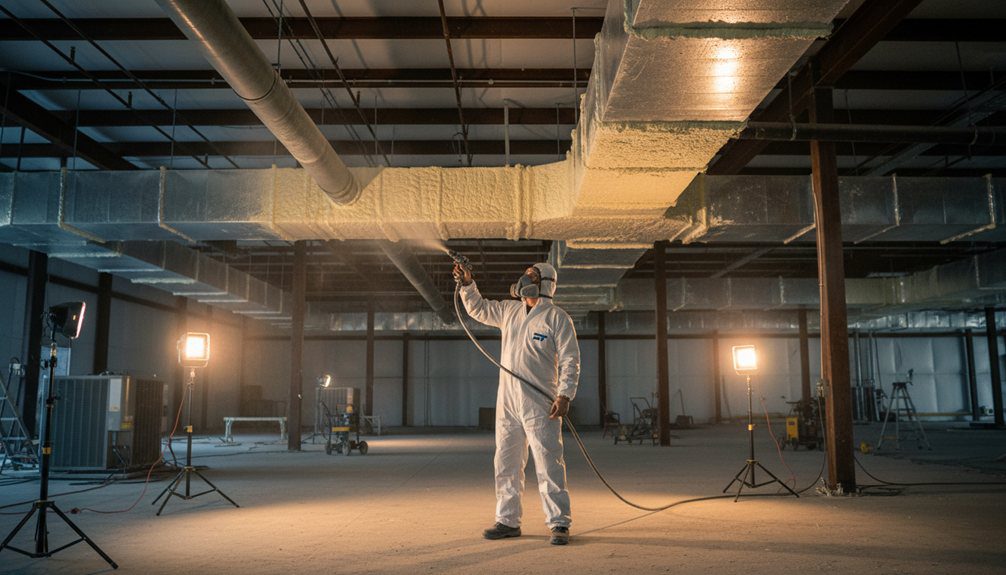 moisture control with spray foam