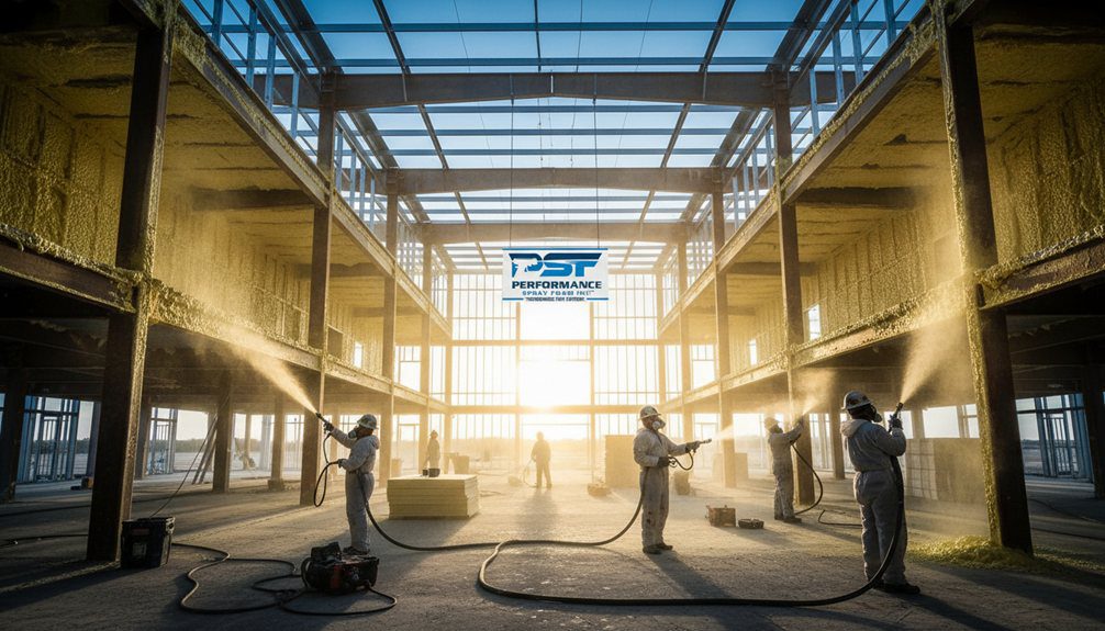 new construction insulation coordination spray foam