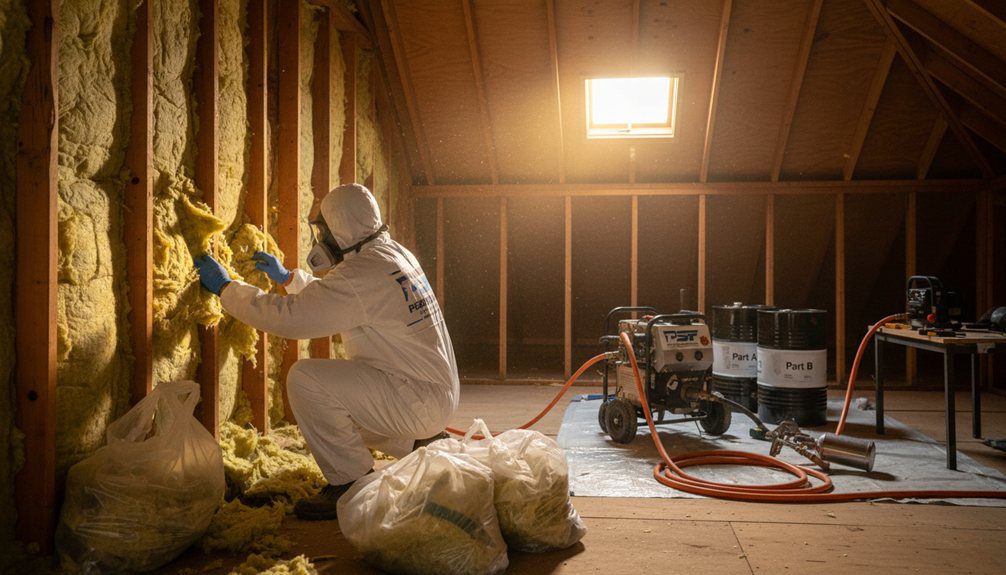 professional insulation removal and replacement in san antonio