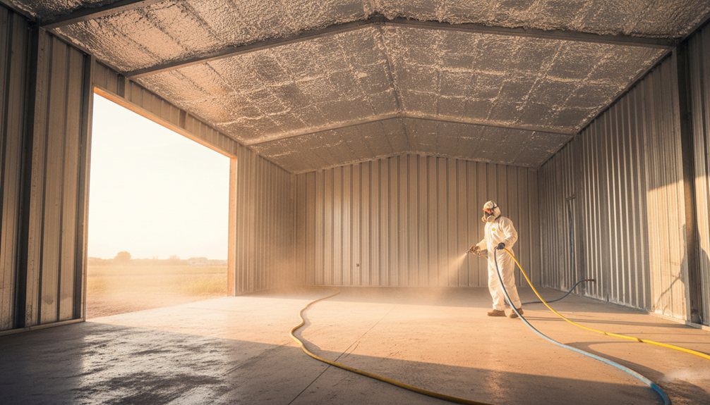 reflective roof insulation spray foam ventilation