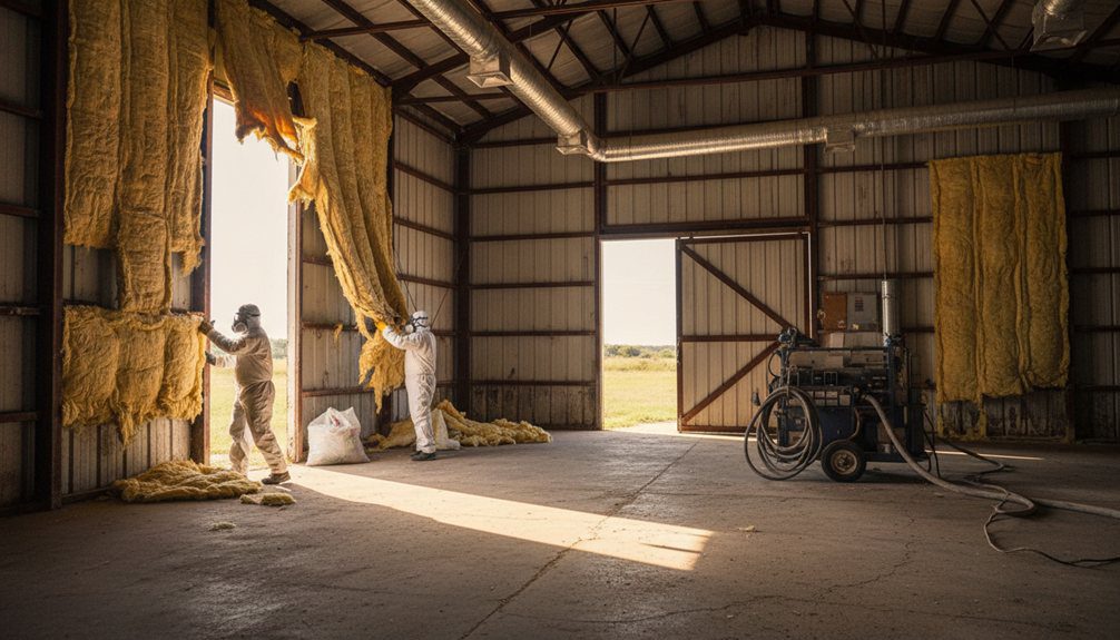 rural insulation removal and installation