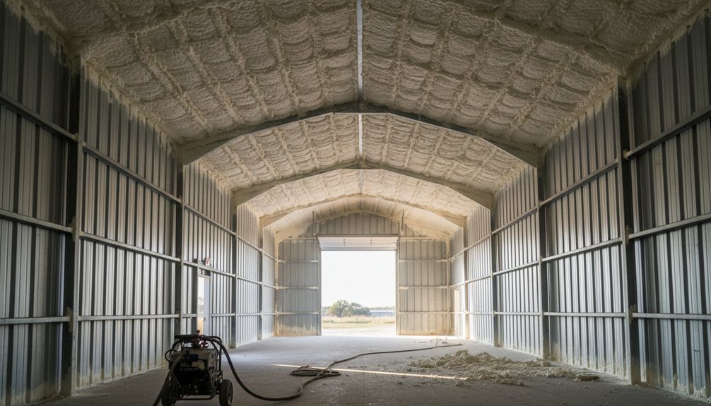 spray foam seals builds endures