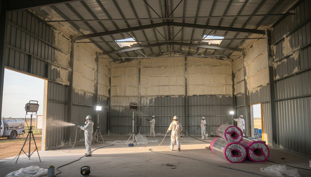 types of metal building insulation options