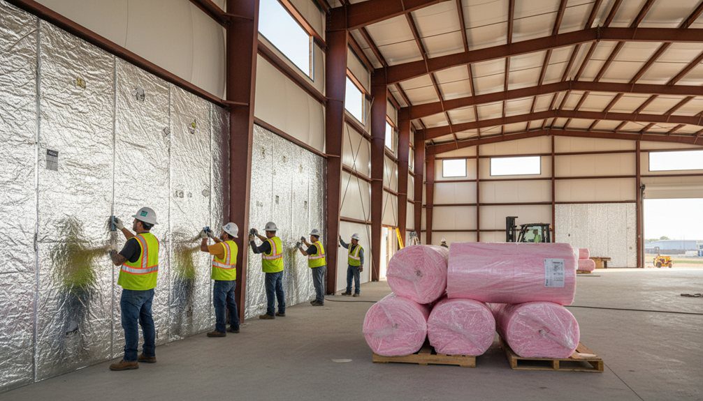 types of metal building insulation options